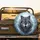 Majestic Gray Wolf Yellow Eyes - Wildlife Lover Outdoor Adventure Gift Spare Tire Cover - 2