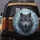 Majestic Gray Wolf Yellow Eyes - Wildlife Lover Outdoor Adventure Gift Spare Tire Cover - 5
