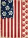 Distressed American Flag Paw Prints - Patriotic Home Decor Pet Lover Gift Garden Flag - 6