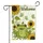 Welcome Big-Eyed Frog Sunflowers Butterflies - Home Garden Decor Gift for Gardeners Garden Flag - 3