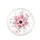 Realistic Pink Dogwood Flowers Ethereal Smoky Tendrils - Outdoor Vehicle Decor Spare Tire Cover - 4