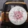 Realistic Pink Dogwood Flowers Ethereal Smoky Tendrils - Outdoor Vehicle Decor Spare Tire Cover - 5