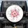 Realistic Pink Dogwood Flowers Ethereal Smoky Tendrils - Outdoor Vehicle Decor Spare Tire Cover - 1
