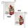 Tabby Cat Cardinal Merry Christmas Snowflake - Christmas Holiday Gift Cat Lover Garden Flag - 4