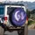 Purple Winged Fairy Crescent Moon Fantasy - Home Decor Gift for Fantasy Lover Spare Tire Cover - 3