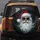 Santa Claus Dark Sunglasses Red Hat - Christmas Holiday Gift for Him Spare Tire Cover - 5