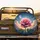 Pink Rose Moon Stars Night Sky Celestial - Home Decor Gift for Stargazer Spare Tire Cover - 2