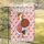 Cartoon Goose Pink Cardigan Roses Hearts - Happy Valentine's Day Gift Garden Flag - 5