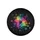 Glowing Rainbow Paw Prints Black - Pet Lover Gift for Dog Cat Owners Spare Tire Cover - 4