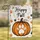 Happy Fall Paw Print Pumpkin - Autumn Decor for Pet Owners Garden Flag - 1