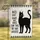 Black Cat Angel Whiskers Buffalo Plaid - Cat Lover Home Decor Gift Garden Flag - 1