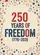 250 Years of Freedom 1776-2026 Patriotic Display - America 250th Anniversary Gift Garden Flag - 6