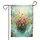 Lush Wildflower Meadow Poppies Daisies - Garden Decor Gift for Nature Lovers Garden Flag - 3