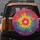 Vibrant Radial Rainbow Burst, Pink & Red Hearts - Celebration Gift for Everyday Vehicle Use Spare Tire Cover - 5