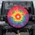 Vibrant Radial Rainbow Burst, Pink & Red Hearts - Celebration Gift for Everyday Vehicle Use Spare Tire Cover - 1