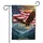 Bald Eagle American Flag Patriotic Mountain - America's 250th Anniversary 1776-2026 Garden Flag - 3