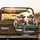 Cool Cowboy Cat Sheriff Cat Vintage Car Western Road Trip Gift for Cat Lovers Spare Tire Cover - 2