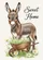 Baby Donkey Sweet Home Wheelbarrow Daisies - Farmhouse Home Decor Gift Garden Flag - 6