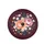 Deep Burgundy Lush Peony Daisy Berry Foliage Floral - Outdoor Lifestyle Gift Spare Tire Cover - 4