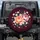 Deep Burgundy Lush Peony Daisy Berry Foliage Floral - Outdoor Lifestyle Gift Spare Tire Cover - 1