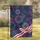 American Flag Red White Blue Fireworks 1776-2026 - America 250th Anniversary Independence Day Garden Flag - 1