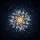 Luminous Crystalline Flower Iridescent Fractal Sparkling - Ethereal Magical Home Decor Spare Tire Cover - 6
