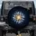 Luminous Crystalline Flower Iridescent Fractal Sparkling - Ethereal Magical Home Decor Spare Tire Cover - 1