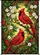 Stained Glass Cardinals Wildlife Lover Home Decor Gift for Bird Watcher Garden Flag - 6