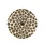 Creamy Beige Black Deep Brown Leopard Spots Fur - Adventure Vehicle Accessory Spare Tire Cover - 4