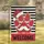 Paw Print Santa Hat Welcome Sign - Christmas Holiday Entryway Decor Garden Flag - 1