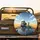 Confident Poodle Mantis Drivers Golden Wheat Field - Open Road Adventure Gift Spare Tire Cover - 2