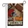 American Football Helmet Pumpkins Welcome - Autumn Harvest Season Decor Garden Flag - 3