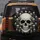 Gothic Human Skull Crossbones Stars Moon Black Night Sky - Dark Aesthetic Gift Spare Tire Cover - 5