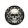 Gothic Human Skull Crossbones Stars Moon Black Night Sky - Dark Aesthetic Gift Spare Tire Cover - 4