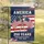 Crossed American Flags 250th Anniversary 1776-2026 - For Veterans Garden Flag - 5
