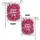 Fuchsia Pink Tulips Green Leaves Dashed Border Happy Mothers Day - Mother's Day Gift Garden Flag - 4