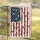 Rustic Distressed Paw Print American Flag - Patriotic Pet Lover Home Decor Gift Garden Flag - 5