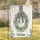 Green Leaf White Flower Wreath Welcome Gingham Bow - Farmhouse Home Decor Gift Garden Flag - 1