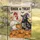 Chick Or Treat Halloween Chickens Jack-o'-Lanterns Gravestones Home Decor Garden Flag - 5
