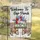 Rocking Chairs Porch Floral Welcome Sign - Rustic Home Decor Gift Garden Flag - 5