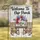 Rocking Chairs Porch Floral Welcome Sign - Rustic Home Decor Gift Garden Flag - 1