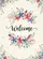 Welcome Patriotic Stars Firecrackers Ribbons Foliage - Fourth of July Celebrations Garden Flag - 6