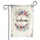 Welcome Patriotic Stars Firecrackers Ribbons Foliage - Fourth of July Celebrations Garden Flag - 3