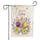 Hello Spring Tulips Butterflies Lavender - Spring Home Decor Gift Garden Flag - 3