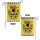 Hello Sunshine Yellow Sunflower Bumblebee - Spring Summer Garden Decor Garden Flag - 4