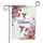 Ruby Throat Hummingbird Welcome Petunia Wildflower - Home Garden Decor Gift for Bird Lovers Garden Flag - 3