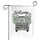 Vintage Black White Buffalo Check Pickup Truck Eucalyptus Welcome - Farmhouse Home Decor Gift Garden Flag - 3