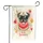 Pug Puppy Watermelon Sunglasses Citrus - Summer Home Decor Gift for Dog Lovers Garden Flag - 3