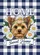 Yorkshire Terrier Daisy Buffalo Plaid Home - Farmhouse Dog Lover Decor Garden Flag - 6