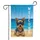 Welcome Yorkshire Terrier Dog Sunglasses Beach - Home Decor Gift for Yorkie Lover Garden Flag - 3